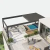 Smart Aluminum Waterproof Pergola Kit Awnings Roof Outdoor Pergola Retractable Garden Patio Motorized Pergola 100% ECO-Friendly