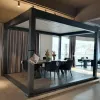 Top 3X4M Aluminum Frame Pergola Outdoor Furniture Awnings Roof Waterproof Outdoor Pergola Motorized Garden Outdoor Furniture