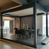 Top 3X4M Aluminum Frame Pergola Outdoor Furniture Awnings Roof Waterproof Outdoor Pergola Motorized Garden Outdoor Furniture