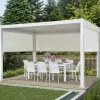 3X4M Aluminum Frame China Outdoor Furniture Pergola Outdoor Awnings Roof Waterproof Motorized Pergola China Outdoor Furniture