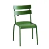 Aluminum Garden Dining Chairs Waterproof Villa Park Outdoor Powder Coated Modern Design Stacking Set