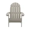 CHOUVANT 2021 New Model Hot Selling Cheap PS Garden Plastic Wood Adirondack Chair Hotel Resort Outdoor Chair