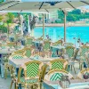 Cafe Hotel French Style Bistro Rattan Chairs Patio Garden Chairs Terrace Restaurant Dining Chairs