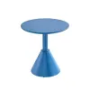 Cafe Outdoor Leisure Table Restaurant Patio Furniture Colored Round Aluminum Cone Coffee Table