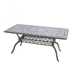 Cast Aluminum Modern Outdoor Dining Set for Hotel Warehouse Use Luxury Restaurant Table Set