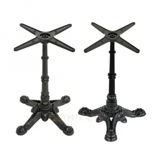 Cast Aluminum 4 Feet Modern Outdoor Dining Hotel Table Legs Furniture Base