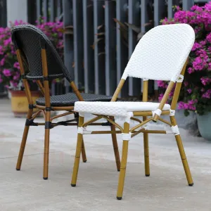 China Foshan Furniture Outdoor Terrace Leisure Aluminum Rattan Dining Chair