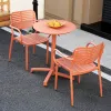 Colorful Modern Die-Cast Aluminum Chair Outdoor Dining Leisure