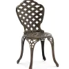 Factory Cast Aluminum Garden Chair Modern OEM ODM Customized Bronze Metal Furniture for Outdoor Use in Hotels Parks Hospitals