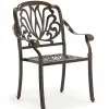 Factory Wholesale Stacking Garden Restaurant Outdoor Die Cast Aluminum Chairs Welded