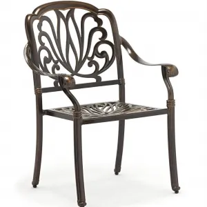 Factory Wholesale Stacking Garden Restaurant Outdoor Die Cast Aluminum Chairs Welded