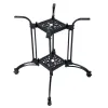 French Style Double-Tier Cast Aluminum Table Base Ornate 4-Legged Bistro Pedestal Heavy Duty Decorative Restaurant Base