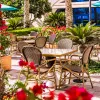 Garden Furniture French Rattan Patio Arm Chairs Paris Bistro Chairs
