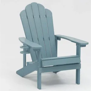 Waterproof Outdoor Patio Plastic Woo Garden Chair Plastic Adirondack Chairs Folding Furniture