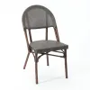 Hot Selling Stackable Outdoor Furniture Paito Dining Garden Aluminum Teslin Chairs