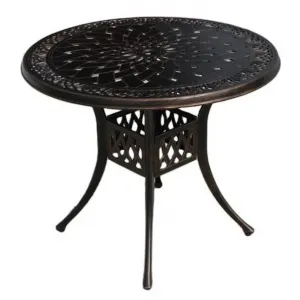 Leisure Courtyard Aluminum Dining Table Nordic Cast Terrace Outdoor Die Casting Aluminum Tables