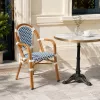 Weatherproof Aluminum and Teslin Fabric Ideal for Patio Cafe Bistro Decor