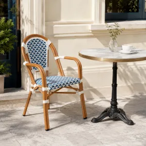 Weatherproof Aluminum and Teslin Fabric Ideal for Patio Cafe Bistro Decor