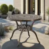 Luxury Outdoor Waterproof Aluminum Table Moisture-proof Cast Aluminum Table