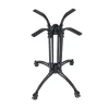 Modern Aluminum Round Disk French Bistro Table Base Powder Coated for Outdoor Hotel Park Use