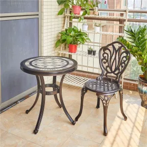 Modern Luxury Backyard Cast Aluminum Waterproof Outdoor Garden Patio Furniture Outdoor Garden Furniture