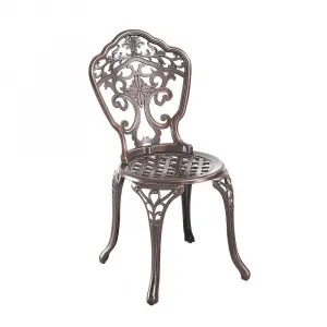 Modern Outdoor Cast Aluminum Table and Chair Set for Villa Courtyard Apartment-Durable Patio Furniture 1 Piece