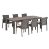 Modern Outdoor Hot Selling Teslin Aluminum Dining Chair Garden Patio Furniture Comfortable