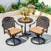 Modern Outdoor Leisure Luxury Aluminum Cast Aluminum Table and Chair for Apartment Courtyard Warehouse Hotel Use
