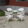 Modern Outdoor Stackable Teslin Garden Dining Chair Set for Cafe Courtyard Entry