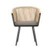 Modern PE Rattan Aluminum Outdoor Dining Furniture Set with Elegant Garden Chair and Table for Hotels Courtyards Parks