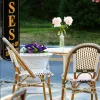 Modern Waterproof Aluminum Alloy PE Rattan Outdoor Bistro Chair for Hotel Villa Dining