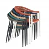 New Color Scheme Outdoor Garden Cafe Willow Rattan Furniture Bistro Restaurant Chair