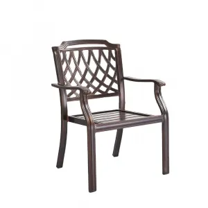 Outdoor Waterproof Furniture Bistro Patio Garden Chair Tables and Chairs Die-cast Aluminum Terrace Wholesale Luxury Garden Set