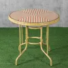Plastic Rattan Furniture Terrace Aluminum PE Rattan Table Outdoor Pe Wicker Outdoor Tables Outdoor Garden Set