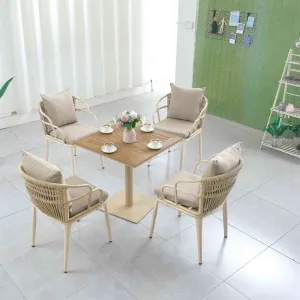 Rope Chair Comfortable Garden Chair Outdoor Dining Room Furniture Outdoor Patio Chair Patio Furniture Garden Furniture