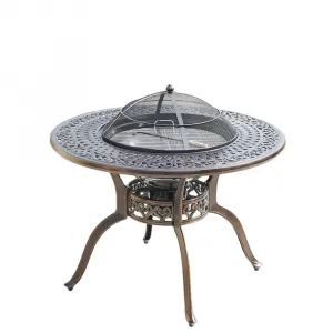 Outdoor Patio Charcoal Grill Table Perfect for Outdoor Picnics