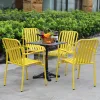 Simple Modern Outdoor Aluminum Chairs Garden Villa Furniture for Patio Hotel Use Full Seating