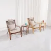 Stackable Metal Steel Aluminum Patio Outdoor Garden Furniture Chair Aluminum Patio Rope Dining Chairs