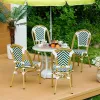 the Stacked Bamboo Garden and the Tavern Chair Are French Chairs