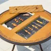 Wholesale Modern Cast-Aluminum Outdoor Restaurant Garden Furniture Dining Table Electric Grills for Korean BBQ Hotel Entry Use