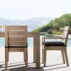 High-end Customized Modern Durable Outdoor Burmese Teak Tables Chairs Courtyard South American Teak All-weather Solid Wood