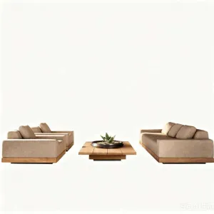 High-end Outdoor Sofa Waterproof and Sunproof Outdoor Leisure Courtyard Villa Sun Room Open-air Outdoor Furniture Combination