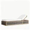 Modern Durable Outdoor Hot Spring Villa Beach Chair Sun Protection Swimming Pool Single Deck Chair Courtyard Hotel Park