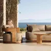 Modern Eco-Friendly Rust-Proof Durable Outdoor Garden Sofa Set Waterproof Teak Luxury Patio Furniture