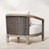 Modern Outdoor PE Wicker Rattan Sofa Set with Waterproof Cushions Durable Eco-Friendly Modular Design for Villa Hotel Gardens