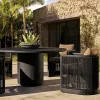 Modern Teak Garden Set Outdoor Villa Tables and Chairs Solid Wood Furniture for Hotel BB Balcony Leisure