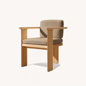Modern Teak Solid Wood Outdoor Table and Chair Set-Eco-Friendly Durable Garden Furniture with Waterproof Sun Protection