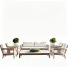 New Chinese Style High-end Villa Private House Garden Outdoor Courtyard Sofa Combination Hotel Resort Terrace Outdoor Furniture