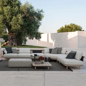 Outdoor Nordic Design Rattan Three Seat Sofa Waterproof Sunproof Movable Removable Washable Sponge Cushion Hotel Garden