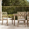 Outdoor Solid Wood Tables and Chairs Courtyard Open-air Hotel Waterproof and Sunproof Leisure Teak Tables and Chairs Furniture